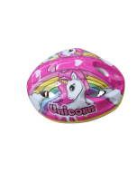 Casco Caschetto Bici Bambina Dino Bikes Unicorn Omologato Misura Regolabile