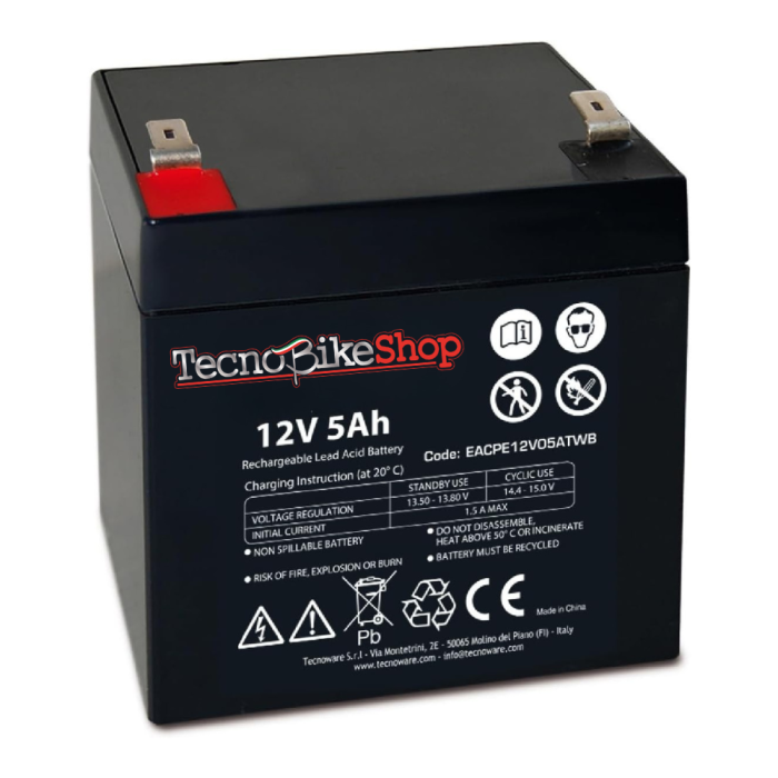 Batteria Veicoli Elettrici per Bambini 12V - 4,5 - 5 Ah