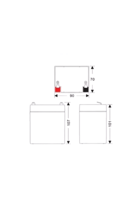 Batteria Veicoli Elettrici per Bambini 12V - 4,5 - 5 Ah