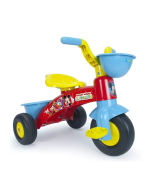 Tricycle à pédales Disney Mickey Mouse Premiers Pas avec panier et rangement pour jouets