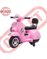 Moto électrique Piaggio Mini Vespa PX Small 6V pour enfants - Rose - (Deuxième choix)