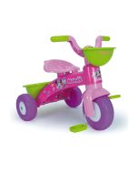 Tricycle à pédales Disney MINNIE Premiers Pas avec panier et porte-jouets