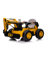 Trattore Escavatore Elettrico Braccio Meccanico Per Bambini 12V con Radiocomando
