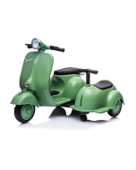 Vespa Sidecar Petite Moto Électrique 6V pour Enfants