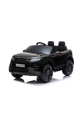 Auto Elettrica Macchina per Bambini LAND ROVER EVOQUE 12V con Monitor 4" Lettore Mp3 -Nero - Seconda Scelta