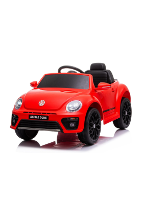 Volkswagen New Beetle Petite Voiture Électrique 12V- Rouge