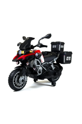 Moto Électrique Adventure 12V 7Ah pour Enfants-Rouge
