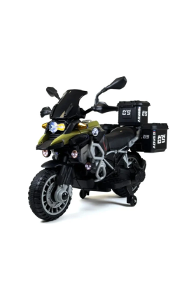 Moto Électrique Adventure 12V 7Ah pour Enfants-Vert