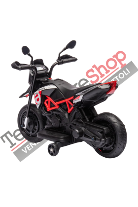 Aprilia Racing Dorsoduro 900 Petite moto électrique 6V pour enfants - (Deuxième choix)