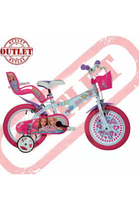 Vélo pour filles Dino Bikes New Barbie 14"- Deuxième choix