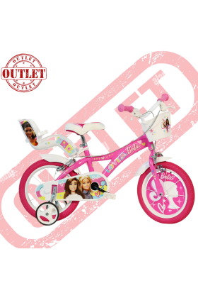 Vélo pour filles Dino Bikes New Barbie 16"-Deuxième choix