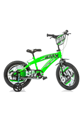 Vélo BMX Dino Bikes 14" vert pour enfants
