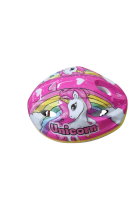 Casque de vélo pour enfants Dino Bikes Unicorn Approuvé, taille ajustable