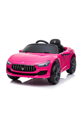 Voiture électrique Maserati Ghibli 12V pour enfants-Rose