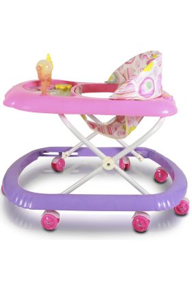 Marcheur Wizy Happy pour les premiers pas, pliable et peu encombrant, avec console de jeux intégrée