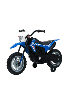 Moto Honda CRF 250 12V pour Enfants avec Licence Officielle- Bleu