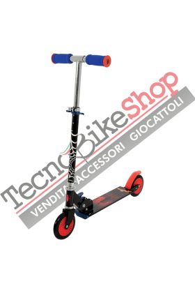 Trottinette pliante Marvel Spiderman à 2 roues en aluminium pour enfants