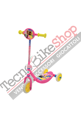 Trottinette Barbie Disney à 3 roues pour enfants