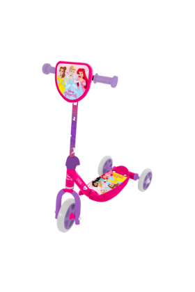 Trottinette enfant PRINCESSES à 3 roues en acier