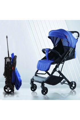 Poussette ultra-légère Wizy Easy, pliage facile, gain de place, capacité de 15 kg-Bleu 
