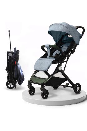 Poussette ultra-légère Wizy Easy, pliage facile, gain de place, capacité de 15 kg- Gris