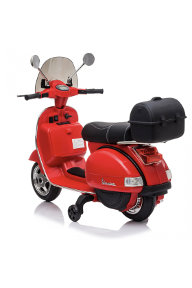 Moto électrique Piaggio Vespa PX150 pour enfants 12 V-Rouge