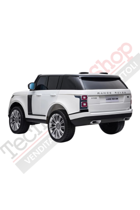 Auto Elettrica Per Bambini Land Rover Range Rover Full Optional -Bianco