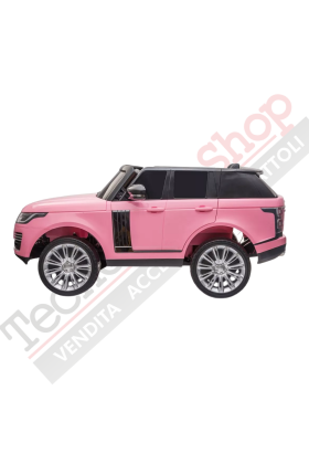 Auto Elettrica Per Bambini Land Rover Range Rover Full Optional-Rosa