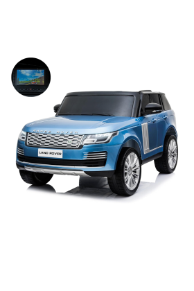 Auto Elettrica Per Bambini Land Rover Range Rover Full Optional MP4 - Verniciato Blu