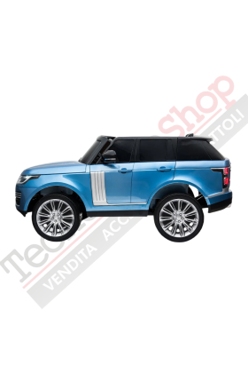 Auto Elettrica Per Bambini Land Rover Range Rover Full Optional MP4 -  Verniciato Blu