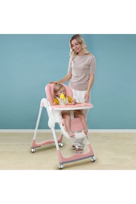 Chaise haute Wizy Easy 0-36 mois, pliable, peu encombrante et réglable en hauteur