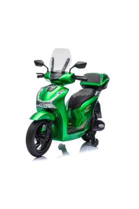 Moto Elettrica per Bambini Honda SH125 Verniciato 12V con Licenza Ufficiale -Verde