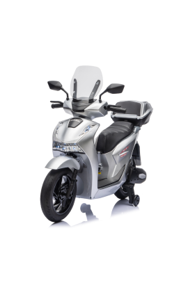 Moto Électrique pour Enfants Honda SH125 Peinte 12V avec Licence Officielle Honda- Gris