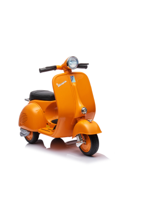 Vespa Sidecar Small Special 6V pour Enfants avec Licence Officielle Piaggio-Orange