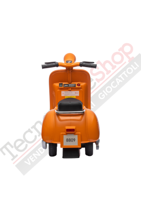 Vespa Sidecar Small Special 6V pour Enfants avec Licence Officielle Piaggio-Orange