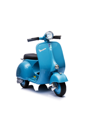Vespa Sidecar Small Special 6V pour Enfants avec Licence Officielle Piaggio-Bleu