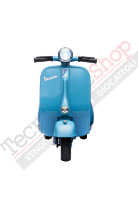 Vespa Sidecar Small Special 6V pour Enfants avec Licence Officielle Piaggio-Bleu
