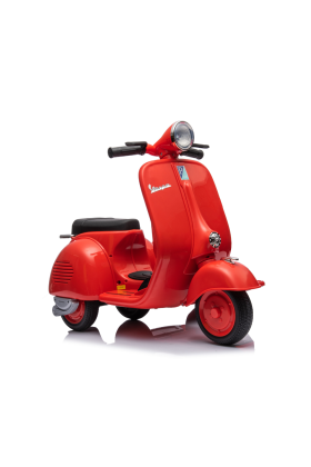 Vespa Sidecar Small Special 6V pour Enfants avec Licence Officielle Piaggio-Rouge