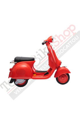 Vespa Sidecar Small Special 6V pour Enfants avec Licence Officielle Piaggio-Rouge