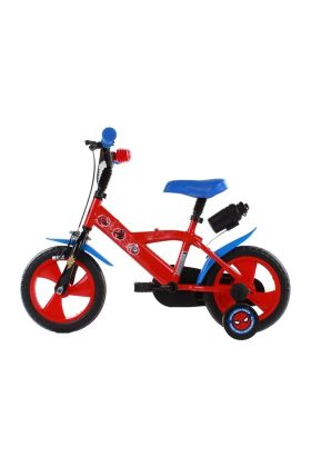 Vélo enfant Marvel Spider-Man 12" Volare avec gourde et stabilisateurs