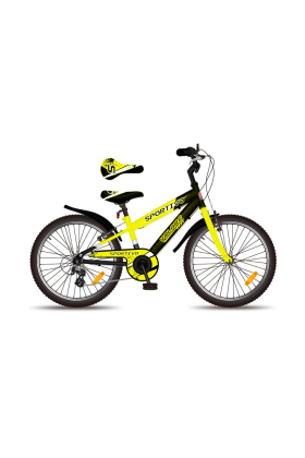 Bicicletta Bambino Movimento a Sfera Volare Sportivo 20" 7 Velocità-Giallo