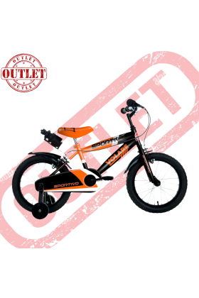 Vélo enfant Volare Sportivo 14" à roulements à billes-Orange- Deuxieme Choix