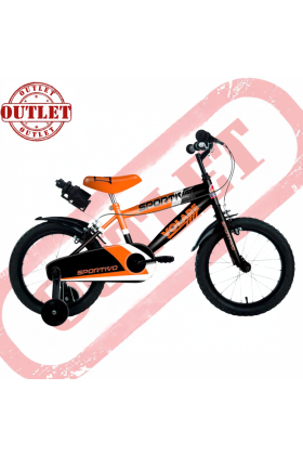 Vélo enfant Volare Sportivo 14" à roulements à billes-Orange - Deuxième choix