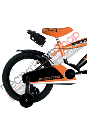 Vélo enfant Volare Sportivo 14" à roulements à billes-Orange - Deuxième choix