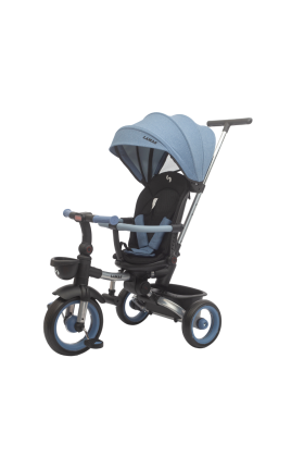 Trico Luxury Gold – Tricycle Poussette 7 en 1 pour Enfants - Blue