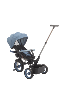 Trico Luxury Gold – Tricycle Poussette 7 en 1 pour Enfants - Blue