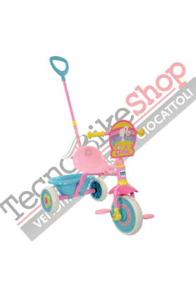 Tricycle à pédales Disney BARBIE Premier Tricycle avec poignée