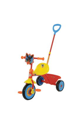 Premier tricycle BING à pédales avec poignée