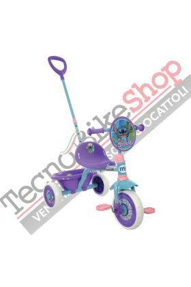 Tricycle à pédales Disney Stitch First Trike avec poignée