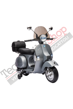 Trottinette électrique Piaggio Vespa PX150 pour enfants 12 V-Gris